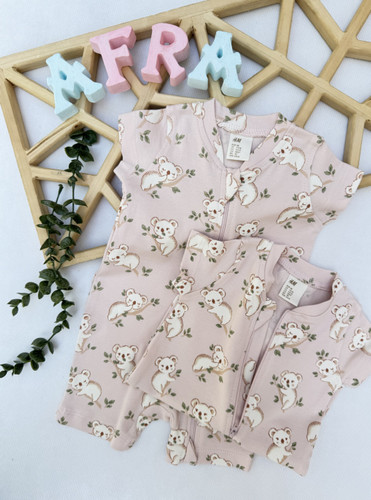 رامپر بچه گانه وارداتی برند H&M طرح کوآلا کد ۴۲۶۱