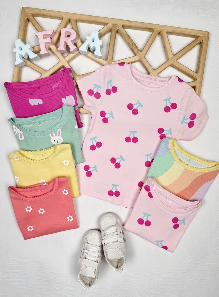 تیشرت کبریتی دخترانه برند H&M😍 کد1828