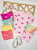 تیشرت کبریتی دخترانه برند H&M😍 کد1828