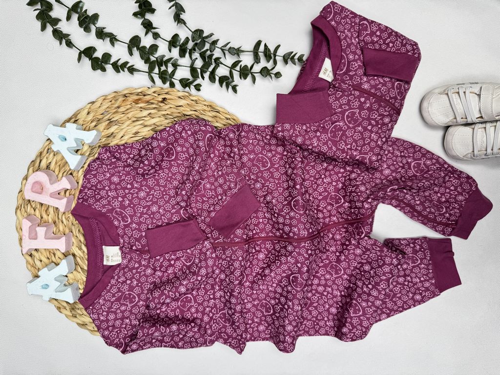 سرهمی اورجینال گل ریز صورتی برندH&M کد4270