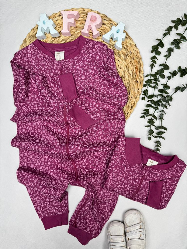 سرهمی اورجینال گل ریز صورتی برندH&M کد4270