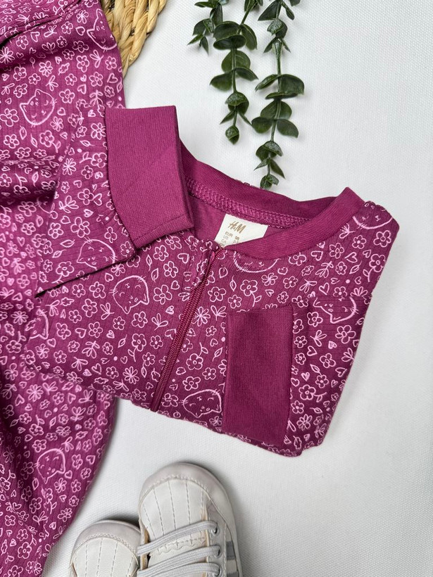 سرهمی اورجینال گل ریز صورتی برندH&M کد4270