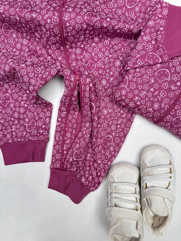 سرهمی اورجینال گل ریز صورتی برندH&M کد4270