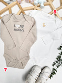 بادی آستین بلند newborn اورجینال کد1088